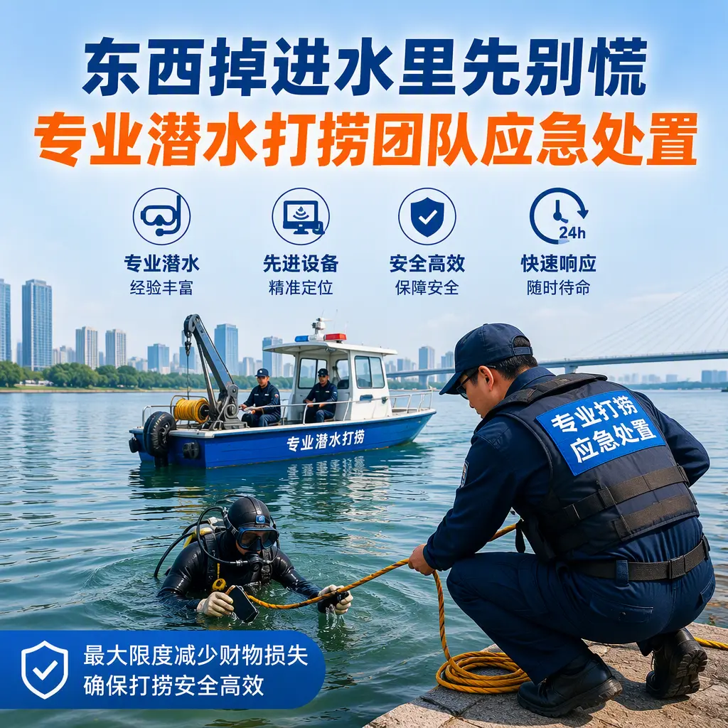 泰宁东西掉进水里先别慌，专业潜水打捞团队应急处置